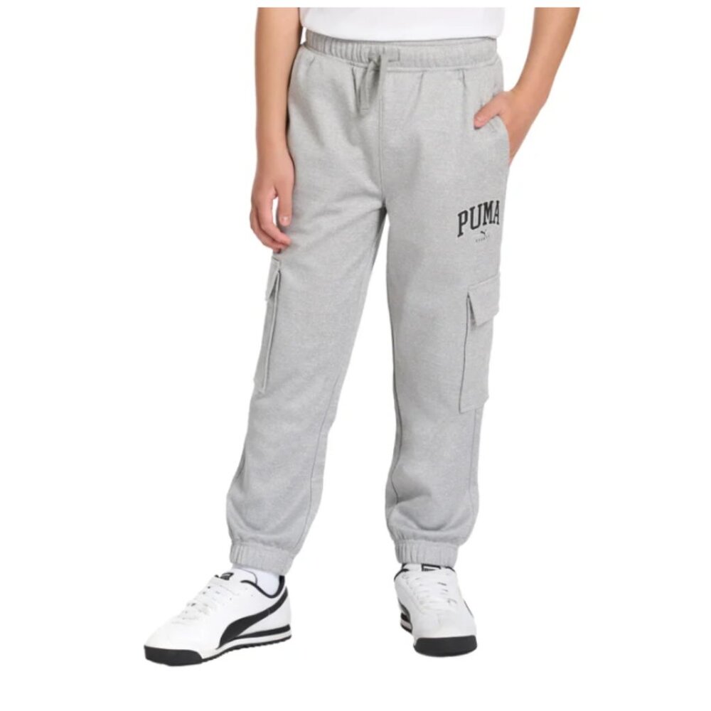 NWT PUMA Youth Tech Fleece Gray Jogger Size XS